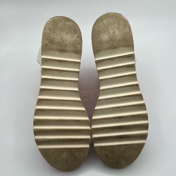 Steve Madden Bandi Platform White Sandals - size 10 - Picture 12 of 13